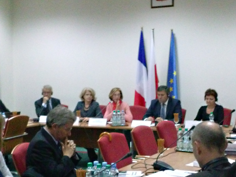 Conference interclusters France - Pologne du 20/09/2013 en présence de ministres français et polonais