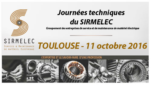 SIRMELEC Journées techniques Toulouse le 11 octobre 2016
