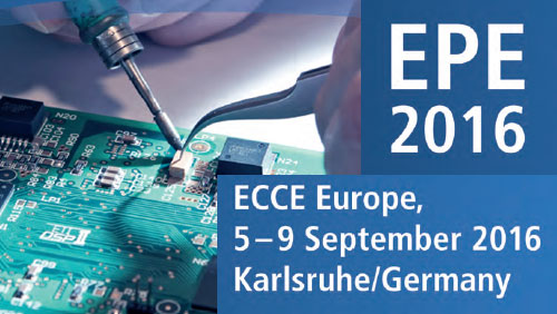EPE'16 - 5-9 septembre - Karlsruhe/Germany