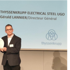 Thyssenkrupp Electrical Steel lauréat des Trophées de l’Industrie !