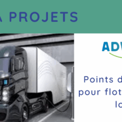 Programme Advenir - Points de recharge pour flottes de poids lourds